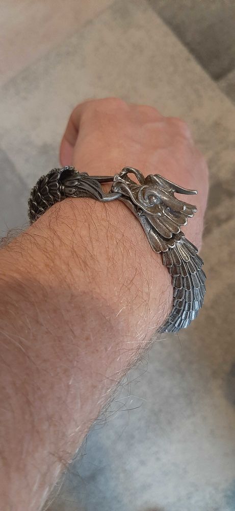 bracelet viking dragon noir 35 Saint-Malo (35)