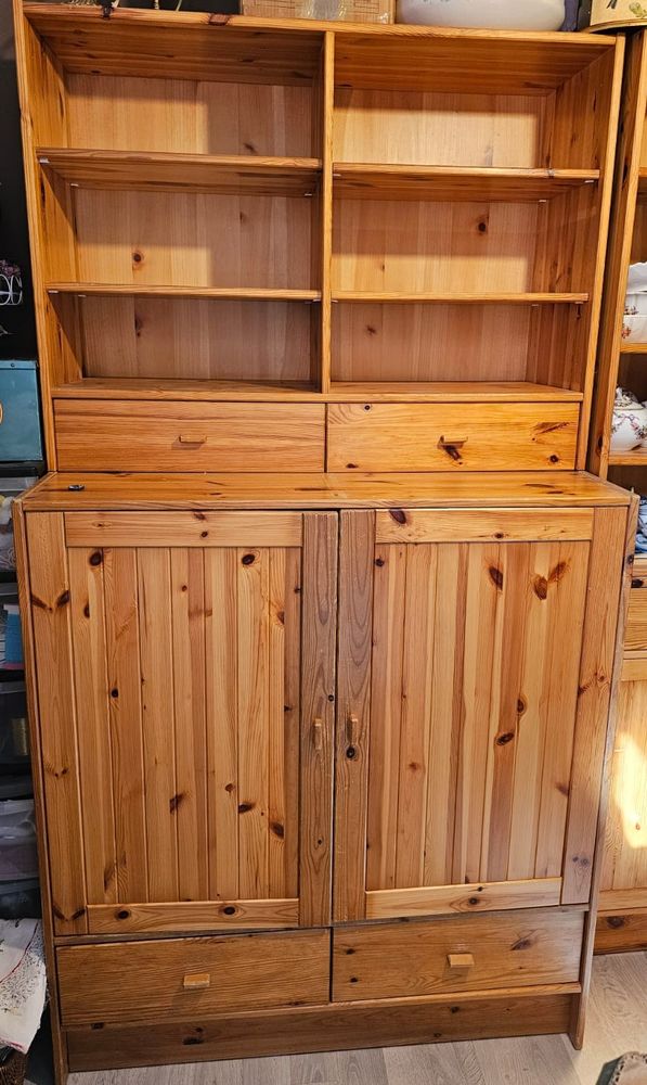 Brade table basse, biblioth�que vaisselier en pin 20 � 30 e 30 Choisy-le-Roi (94)