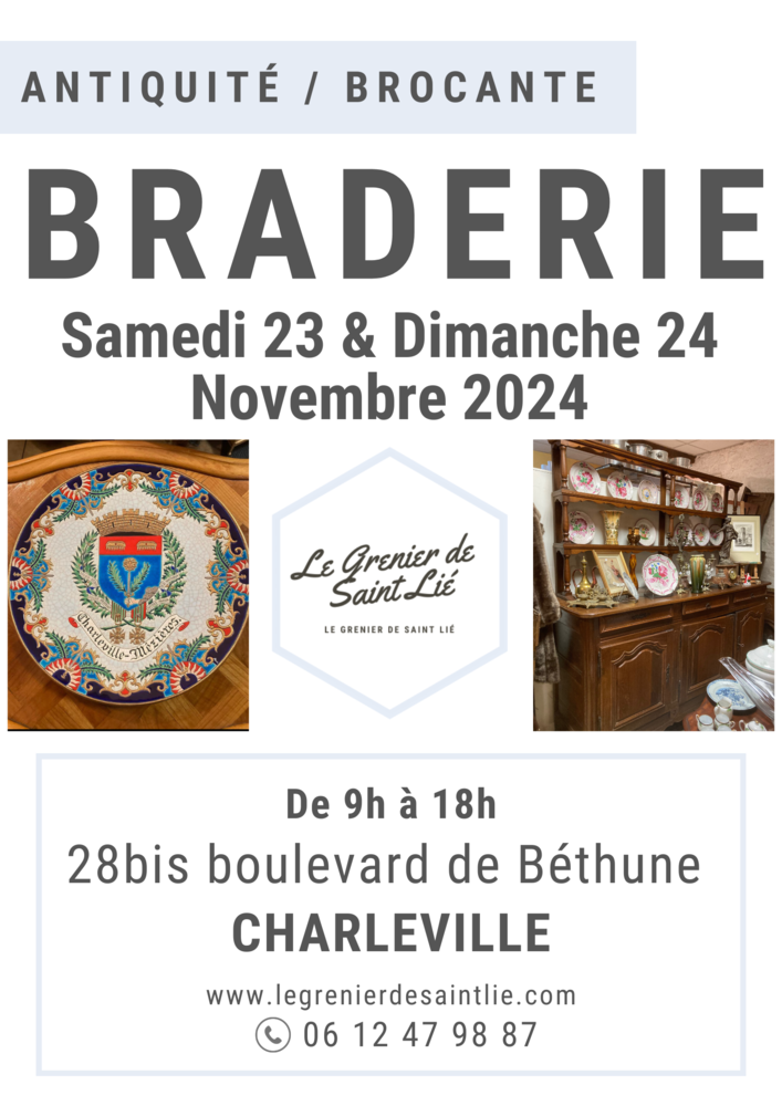 Braderie brocante Charleville bd de bethune le 23 et 24 nove 1 Charleville-M�zi�res (08)