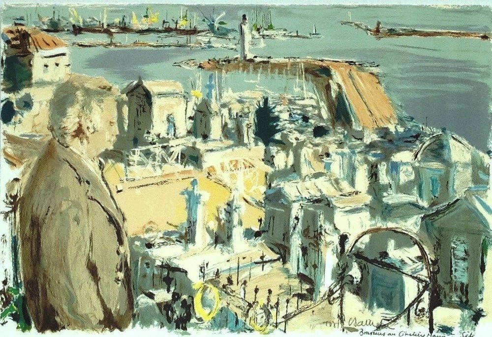 Brassens au cimeti�re marin de S�te 30 Grenoble (38)