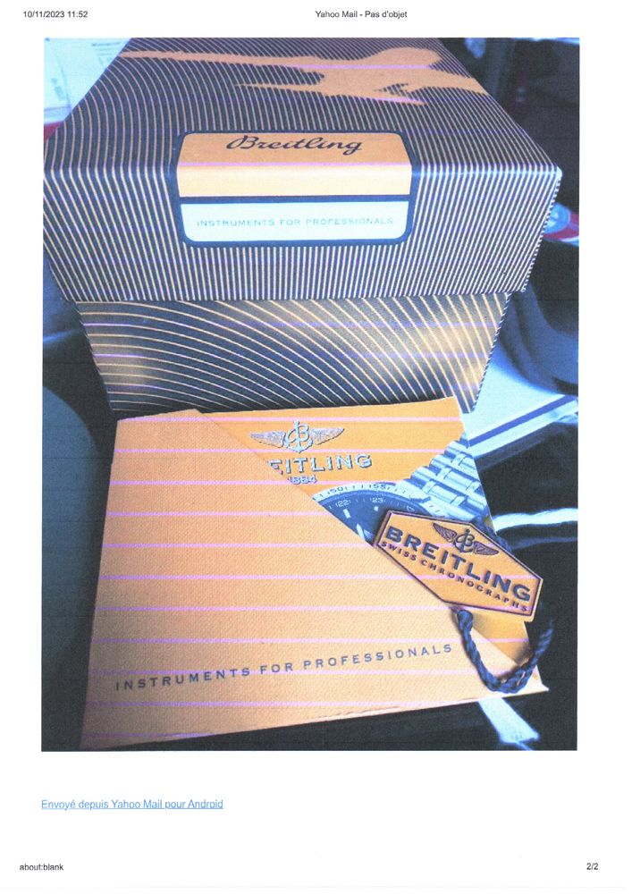 BREITLING AEROSPACE
0 Lyon 9 (69)