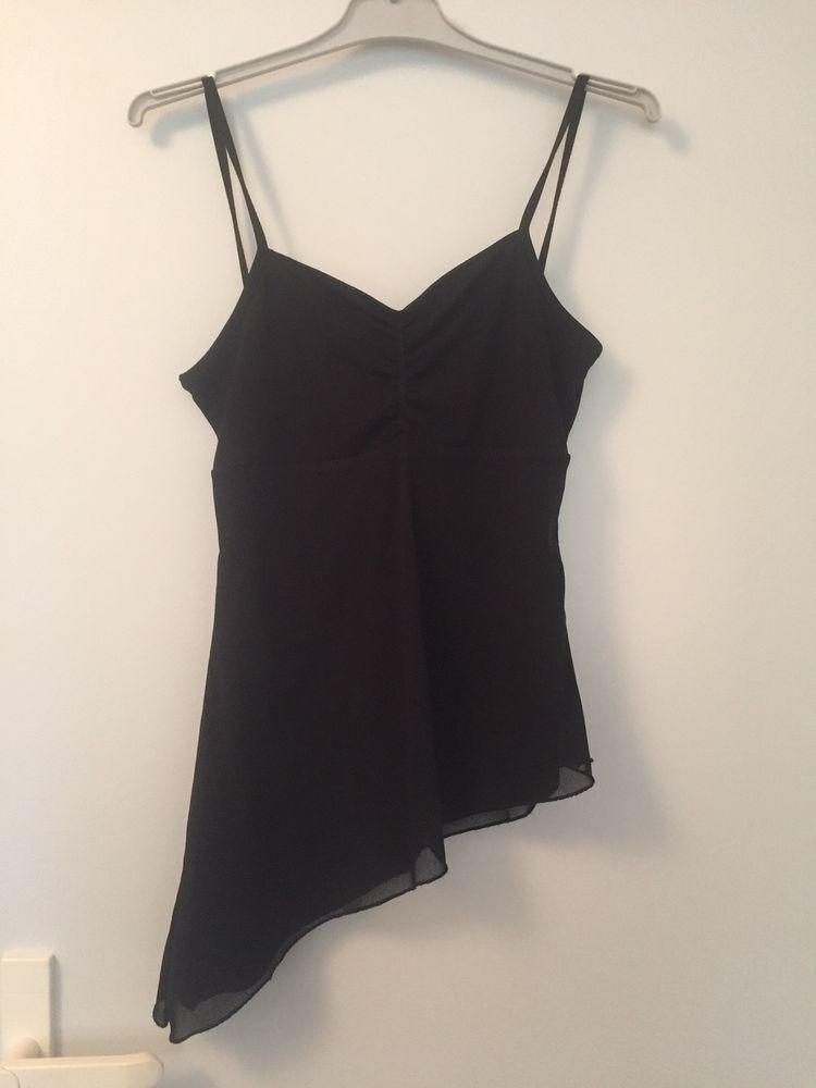 Top � bretelles spaghetti noir - Taille 36 2 Bourg-en-Bresse (01)