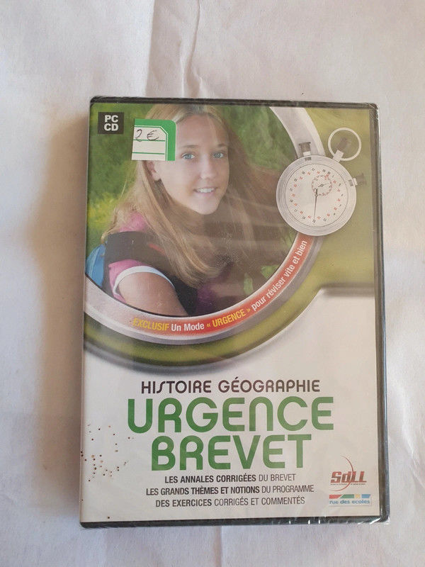 Cd rom brevet - histoire g�ographie - neuf 1 Aubvillers (80)