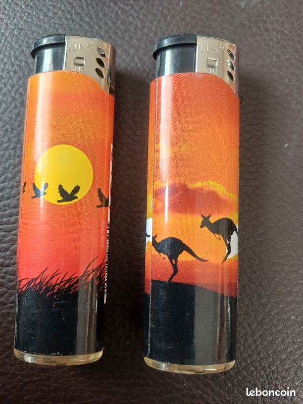2 briquets paysages neuf fonctionne marque Lux 4e 4 Viriat (01)