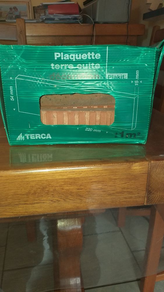 40 BRIQUETTES EN TERRE CUITE 1 Rai (61)