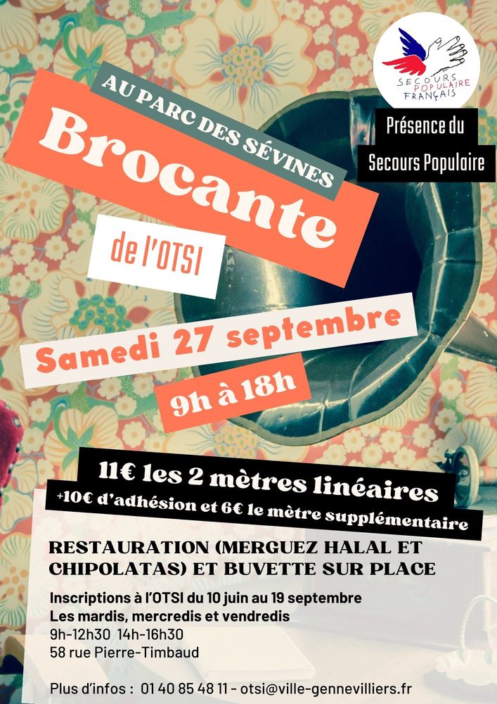Brocante de l'OTSI 0 Gennevilliers (92)