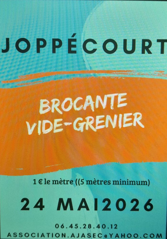 Brocante vide grenier artisanat 0 Jopp�court (54)