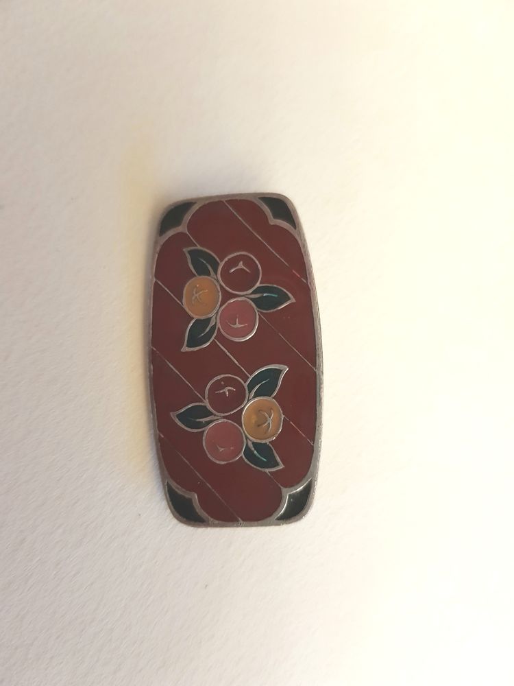 Broche en �maux VINTAGE  ann�es 70 10 Antibes (06)