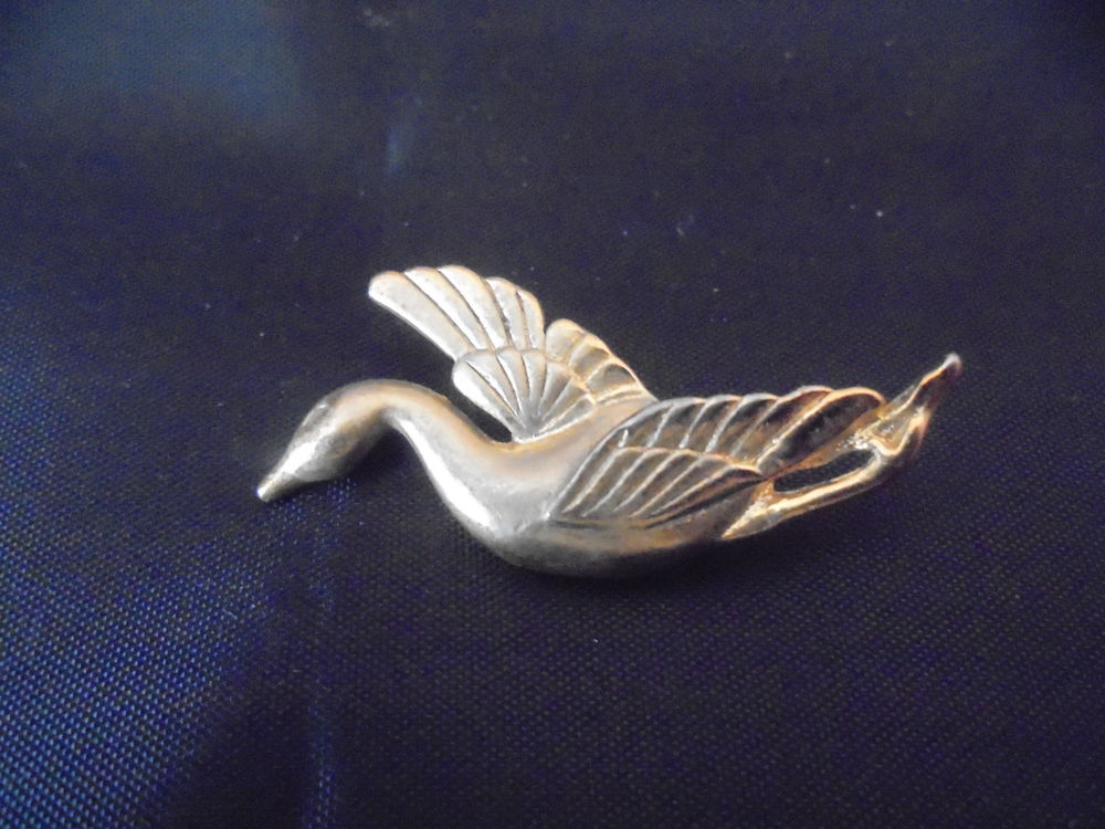 broche, m�tal dor� , canard 2 Romorantin-Lanthenay (41)