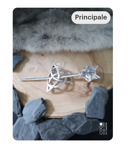 Broche Viking celtique t�te de loup neuf 30 Metz (57)