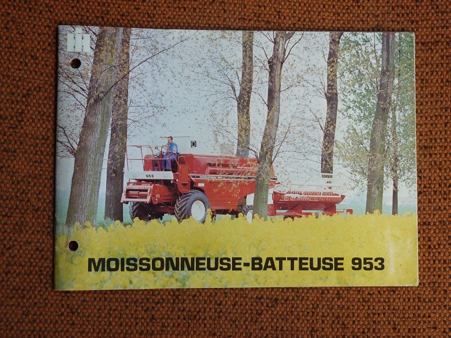 Brochure catalogue Moissonneuse-Batteuse IH 953 1 Marcilly-le-Hayer (10)