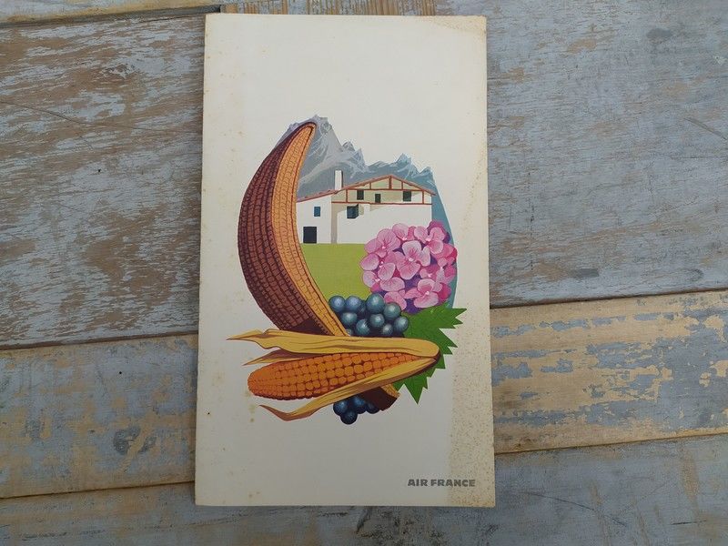 Brochure Publicit� Air France P�rigord Gascogne Guyenne 1960 0 Loches (37)