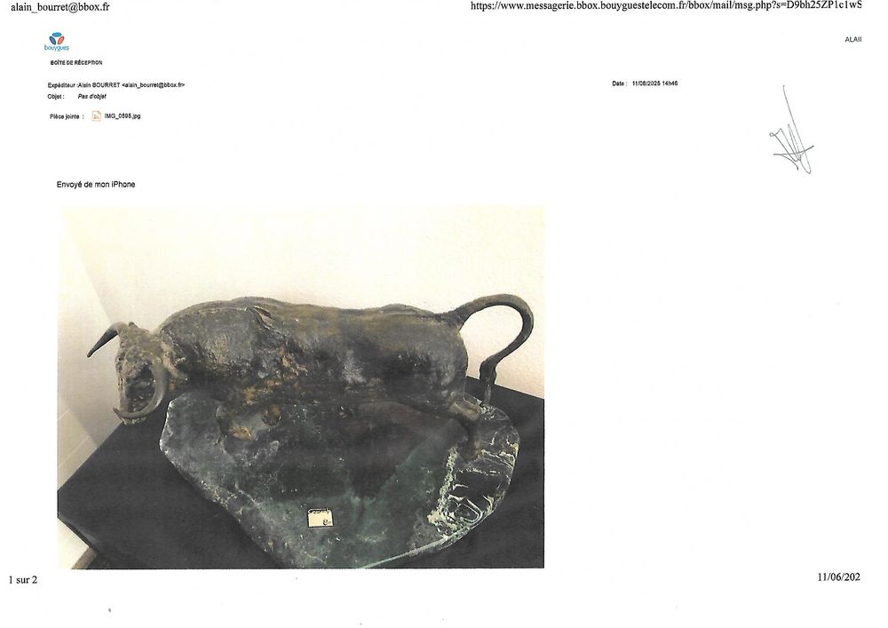 Bronze � la cire perdue 450 Andance (07)