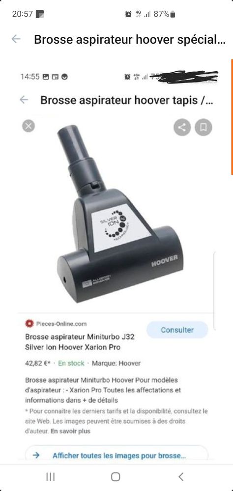 brosse aspirateur hoover ( neuf ) sp�cial moquette et tapis 10 Bron (69)