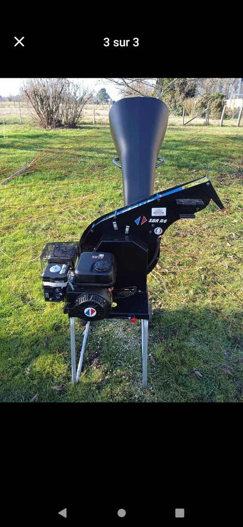 Broyeur de v�g�taux essence mobile 1400 Noyers-sur-Cher (41)