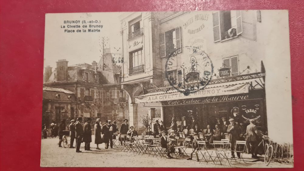 91 -BRUNOY - la Civette de Brunoy , Place de la Mairie 15 Lucheux (80)