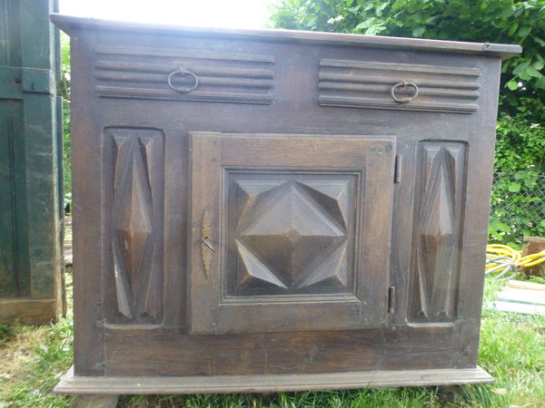 Buffet ancien ch�ne massif 220 Poitiers (86)