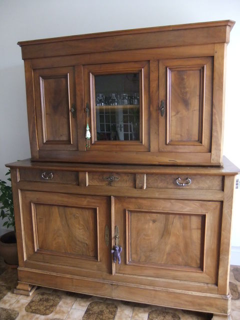 Buffet ancien en noyer 450 Saint-Lys (31)