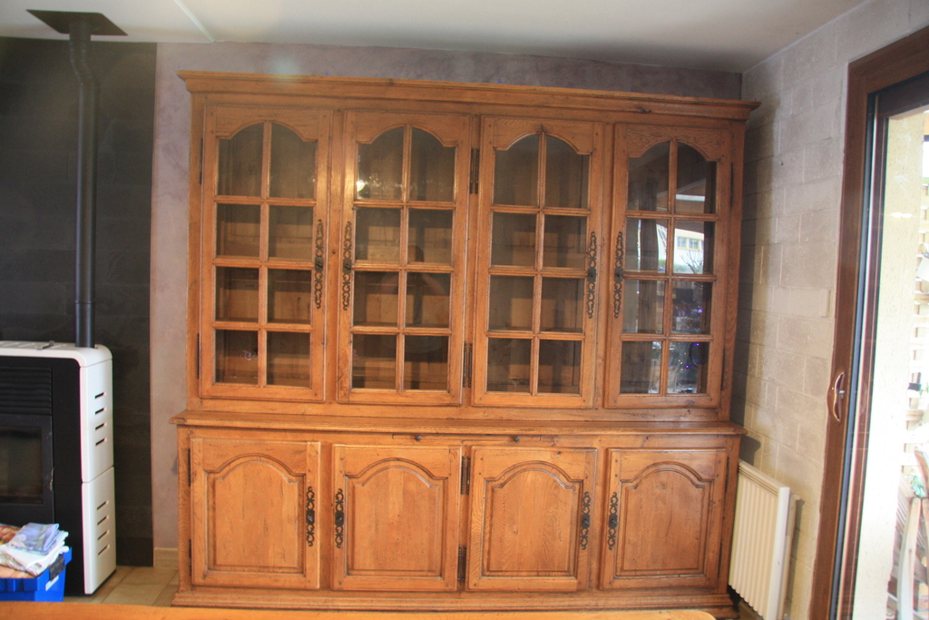 Buffet avec vitrine en bois massif 0 Cl�on (76)