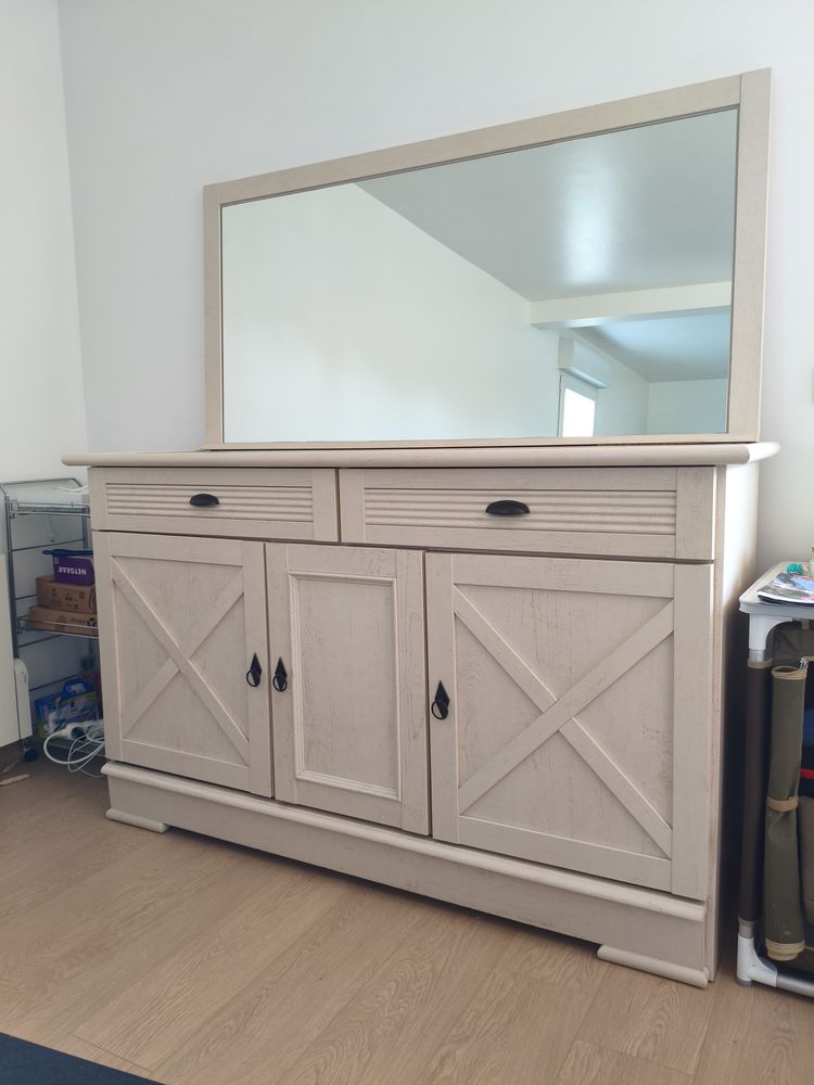 Buffet / bahut avec miroir 120 Laval (53)