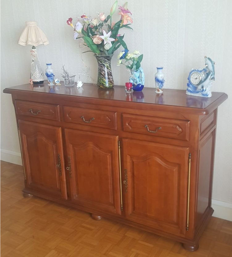 Buffet Bahut 3 portes Merisier 99 Brest (29)
