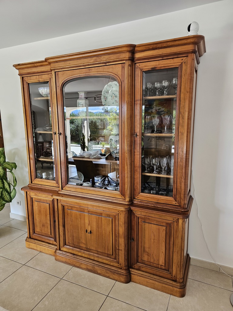 Buffet en bois avec vitrine 600 Saint-Cyprien (66)
