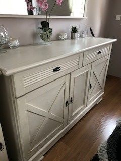 BUFFET BAS EN BOIS BLANC STYLE MODERNE 150 Conflans-Sainte-Honorine (78)