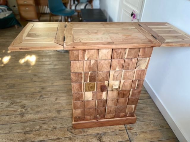 Le bar buffet en bois massif 400 Boulogne-Billancourt (92)