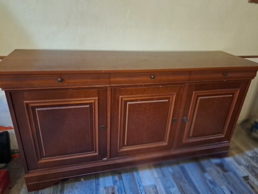 Buffet bois 3 portes 3 tiroirs marron 100 Dol-de-Bretagne (35)