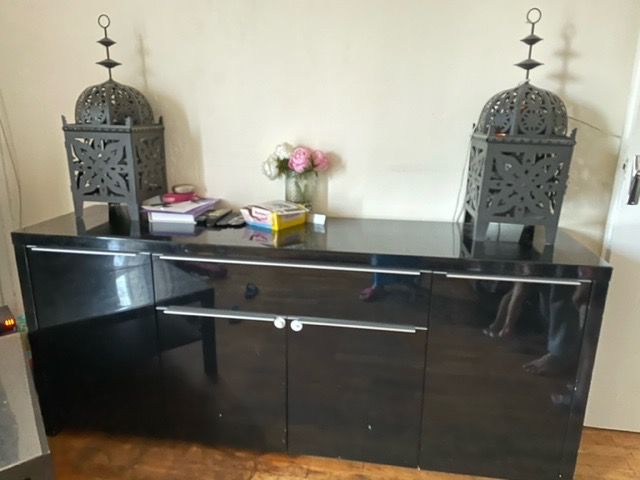 Buffet laqu� noir 110 Caluire-et-Cuire (69)