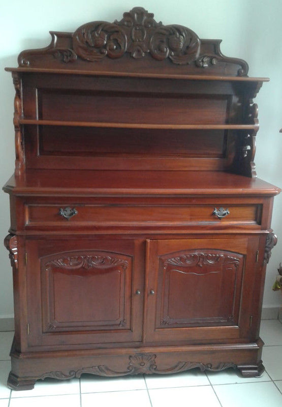 Buffet Mahogany Massif 2 Portes 1 Tiroir 1100 Baie-Mahault (97)