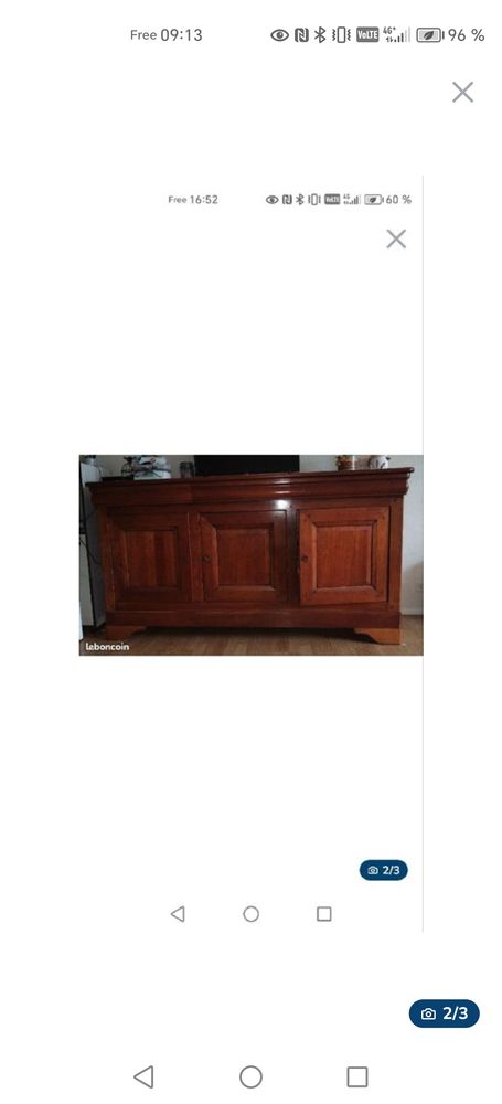 Buffet en merisier 0 Navenne (70)