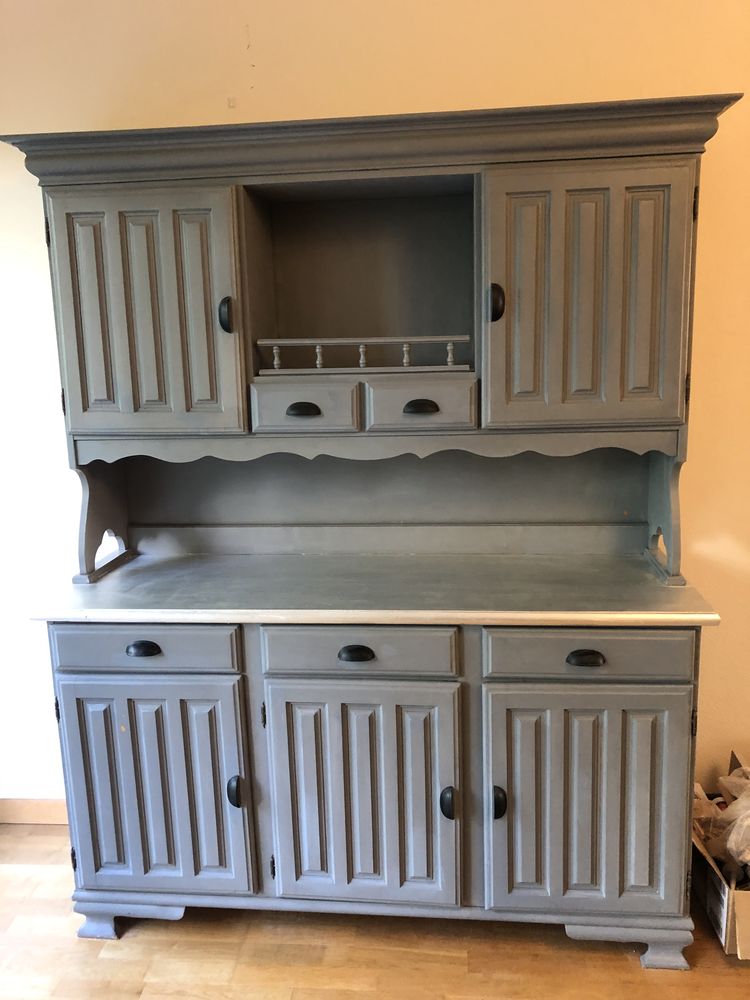 Buffet en pin peint 200 Rambouillet (78)