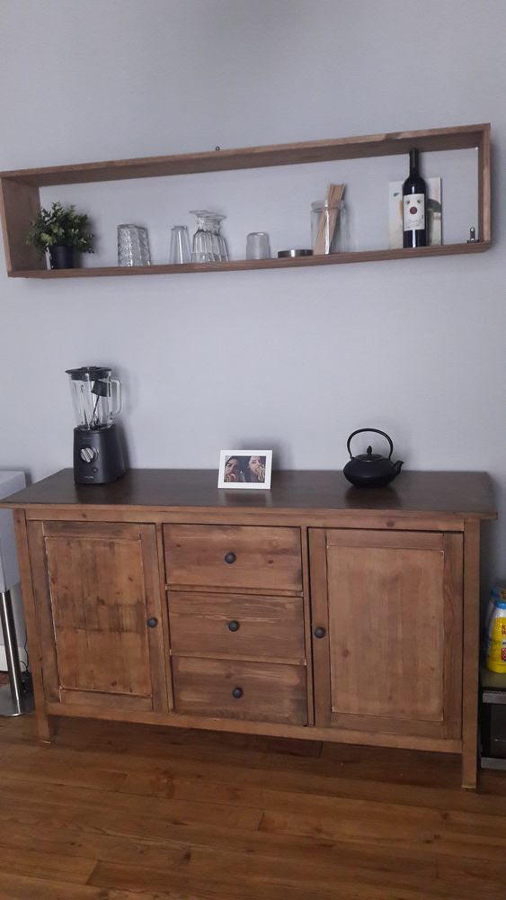 Buffet 3 portes en pin massif, aspect vieilli unique 230 Bordeaux (33)