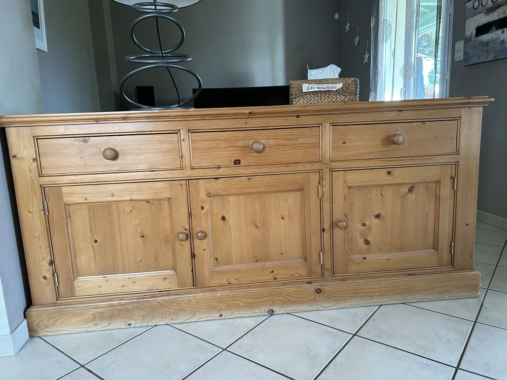 Buffet 3 portes pin massif int�rior's 800 Saint-Georges-sur-Renon (01)