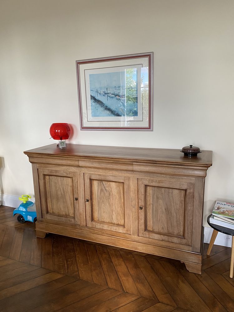 BUFFET 3 PORTES EN NOYER MASSIF STYLE LOUIS PHILIPPE 3000 Saint-Germain-l�s-Corbeil (91)