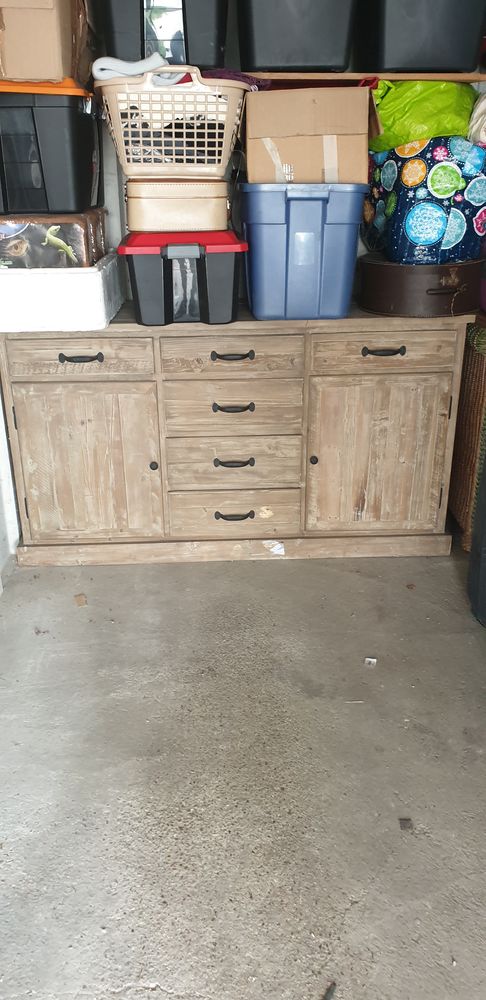 Buffet 2 portes 6 tiroirs  bois massif 190 Trappes (78)