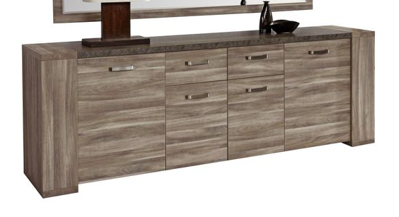 BUFFET 4 portes/ 2 tiroirs L. 224.5 cm 290 Martigues (13)