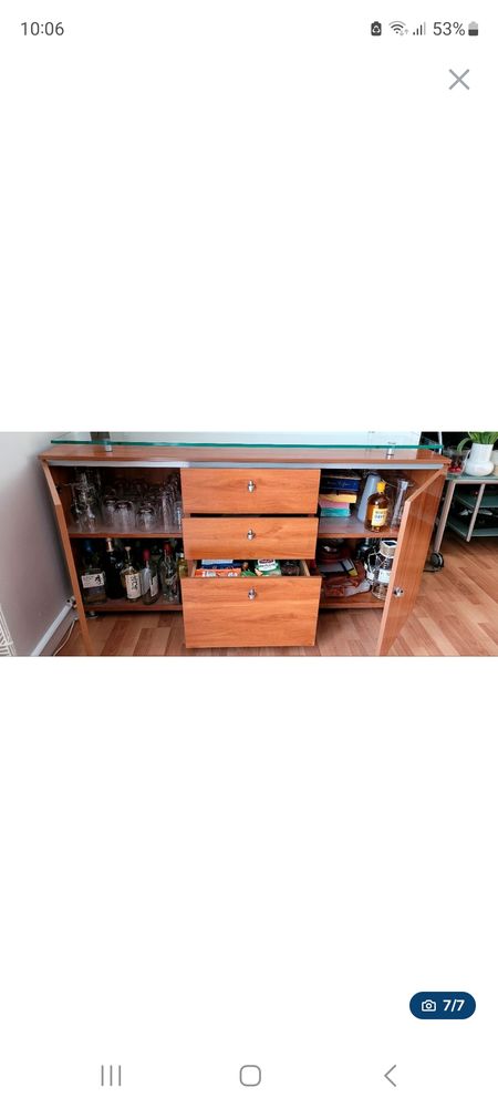 BUFFET BAS 2 PORTES 3 TIROIRSDE MARQUE GAUTIER PARFAIT ETAT 190 Versailles (78)