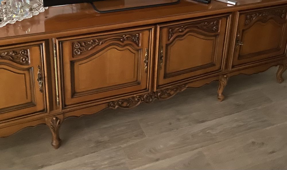 Buffet bas de s�jour + haut en merisier massif 40 Marseille 9 (13)