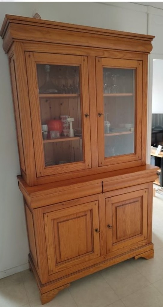 Buffet vaisselier bois vitrines et rangements 120 Rouen (76)