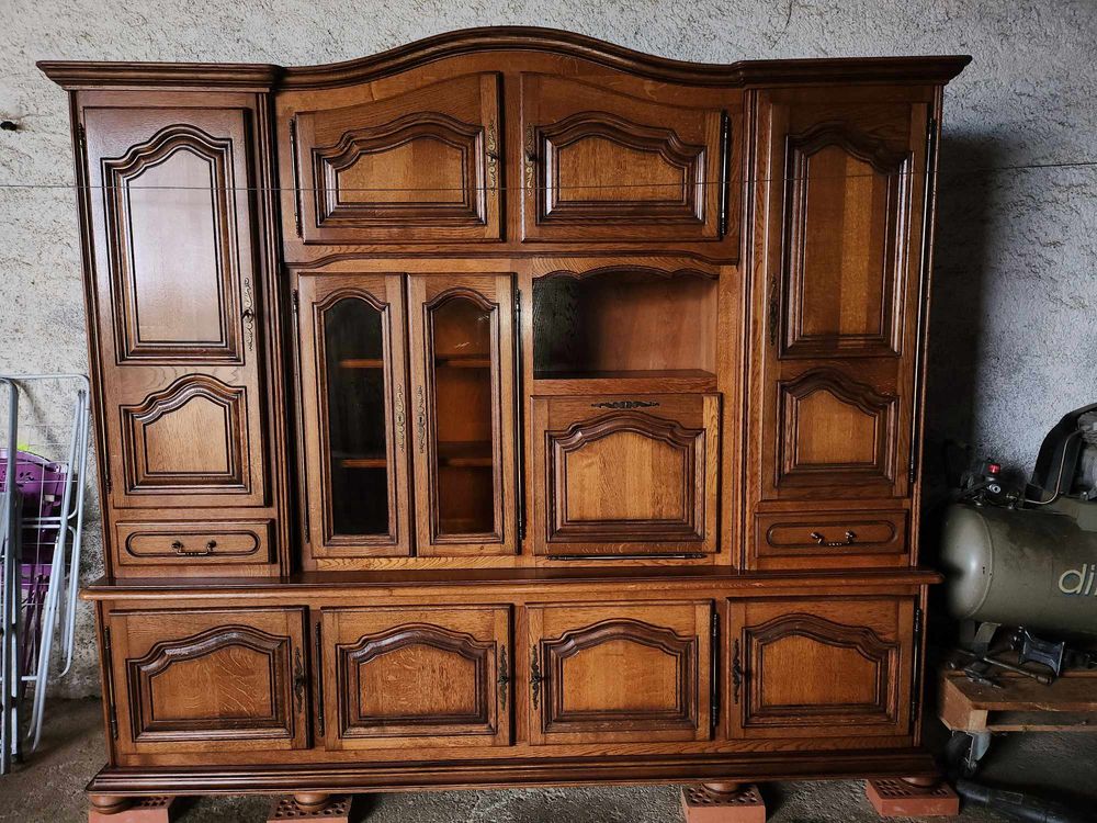 : BUFFET VAISSELIER EN CHENE MASSIF 100 Lannemezan (65)