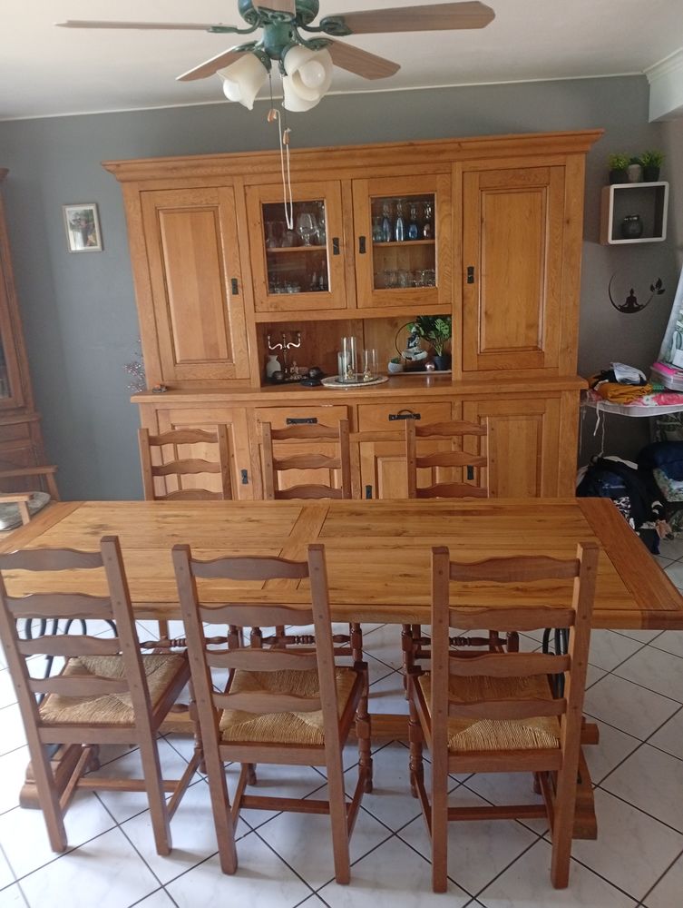Buffet vaisselier et table et 6 chaises 2500 Beaune (21)
