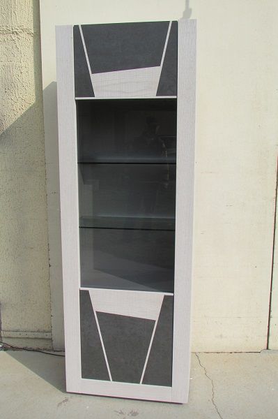 Buffet , Vitrine r�tro-�clair�e ,  c�ramique et bois 470 Albi (81)