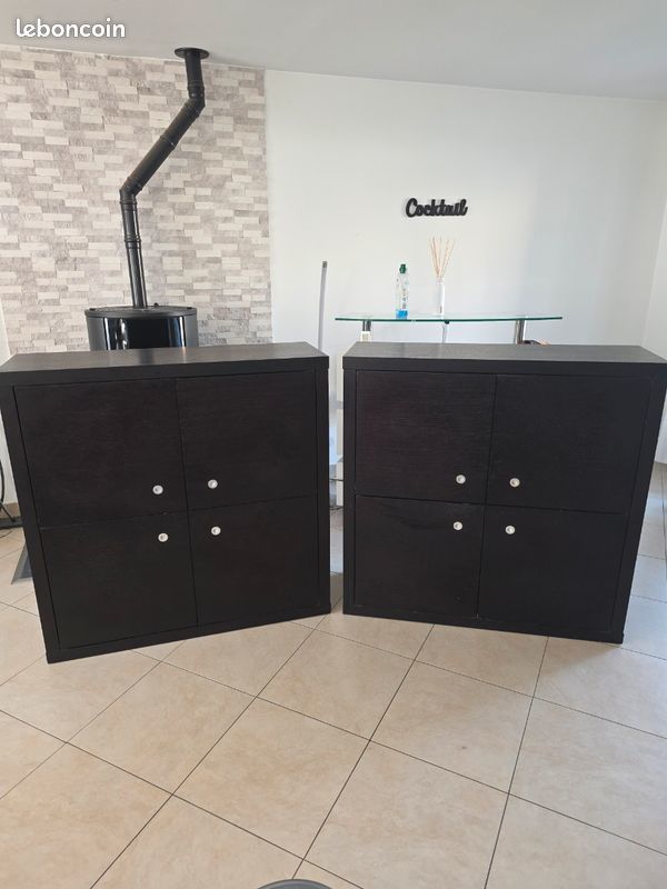 1 ou 2 buffets 4 portes weng� fonc� contemporain 350 Draveil (91)