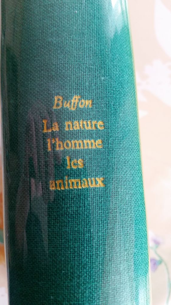 BUFFON La Nature L'Homme LES Animaux 20 Paris 13 (75)