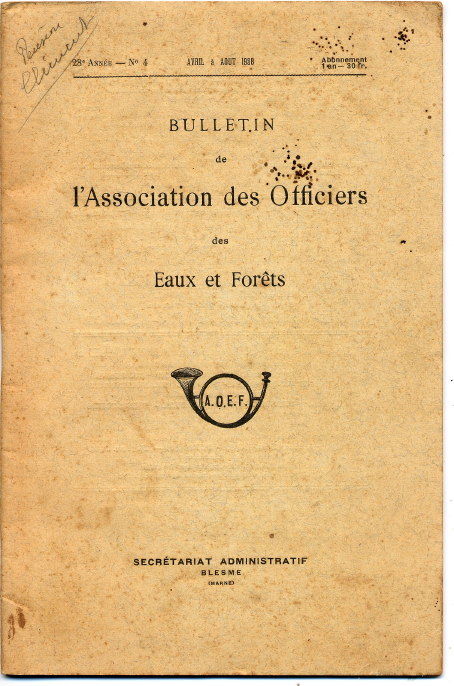 BULLETIN DE L'ASSOCIATION DES OFFICIERS DES EAUX & FOR�TS -
5 Oloron-Sainte-Marie (64)