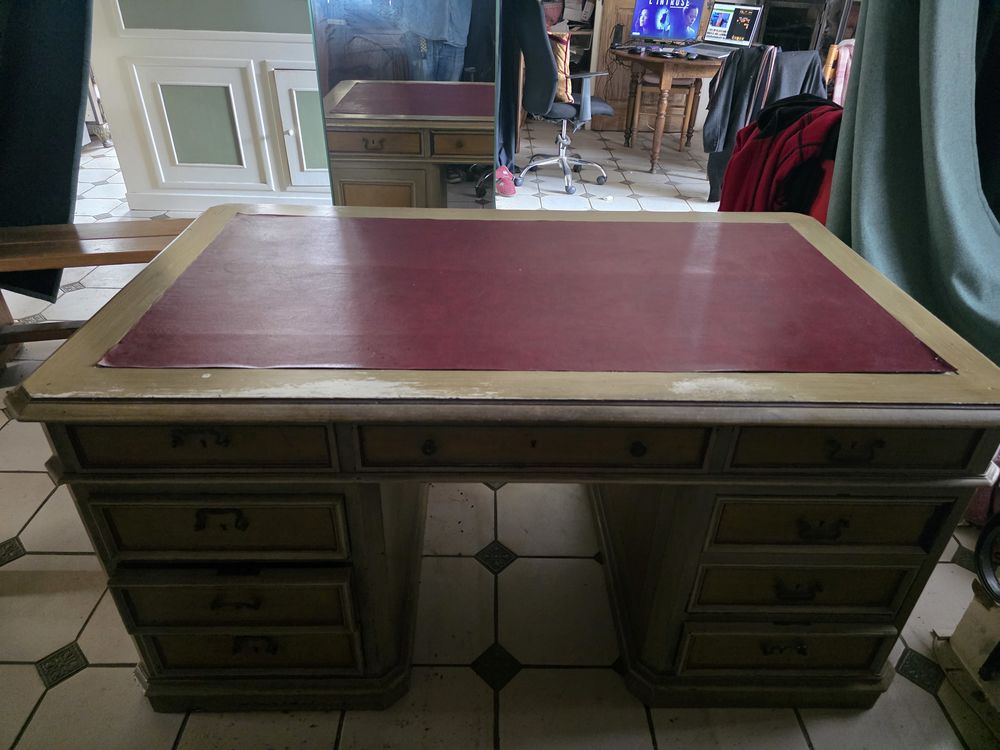 bureau americain double face dessus cuir 400 Saint-Maximin-la-Sainte-Baume (83)