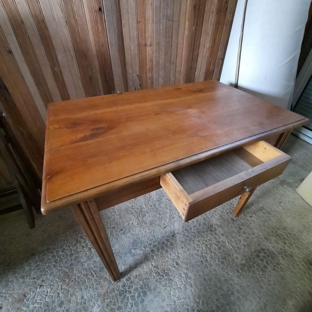 Bureau ancien avec tiroir 50 Maransin (33)