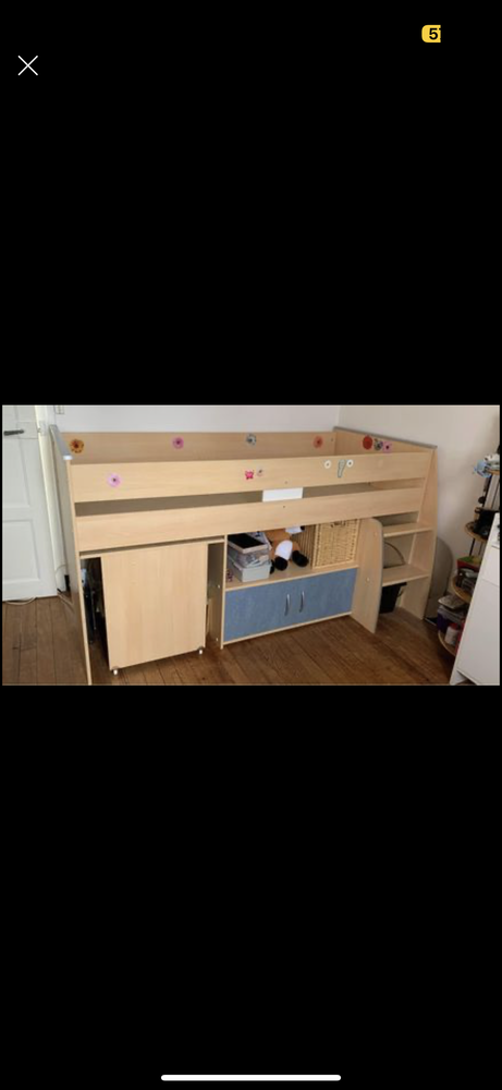 Lit + bureau + armoire 150 Saint-Pierre-des-Corps (37)